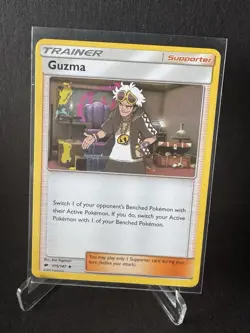 Guzma 115/147 Uncommon Trainer Sun & Moon Burning Shadows Pokemon Card - Image 1