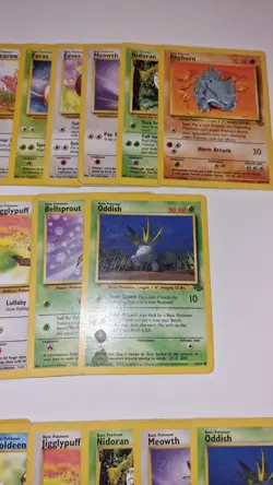 Pokemon TCG Base Set Jungle Cards Bundle Mixed Conditions Incomplete (12 Cards) - Image 3