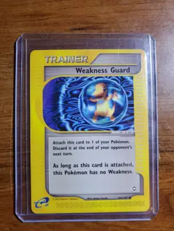 Pokemon TCG Aquapolis Weakness Guard Regular Uncommon Card 141/147 - Image 1