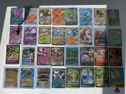 HUGE 32 POKEMON CARD Mega LOT Prismatic DESTINED Rivals Evolving Skies SIR IR Ex - Image 1