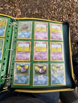 Vintage Pokemon Binder With Over 125+ Fossil Cards (1999) - Image 1