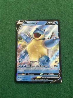 Blastoise V SWSH101 SWSH: Sword & Shield Promo Cards Holo - Image 1