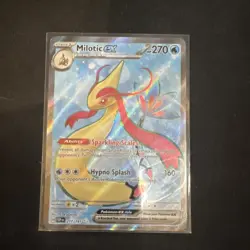 Pokemon Milotic ex Sv08: Surging Sparks Ultra Rare Holo Card 217/191 270 HP - Image 1