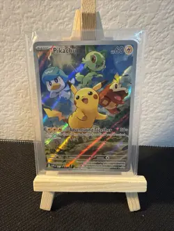 Pikachu 027 Sv: Scarlet & Violet Promo Cards Holo Sealed 🔥🔥🔥🔥 - Image 1
