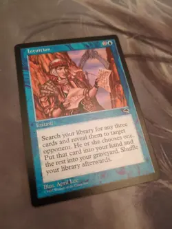 MTG Intuition Tempest Pre Modern PRISTINE MINT Gradable Magic Card - Image 2