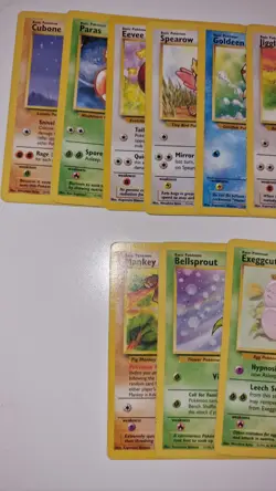 Pokemon TCG Base Set Jungle Cards Bundle Mixed Conditions Incomplete (13 Cards) - Image 2