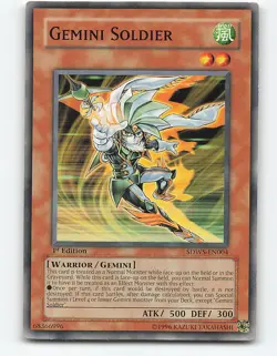 Gemini Soldier #SDWS-EN004 1st Edition Yugioh Card - Image 1