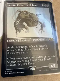 Seizan, Perverter of Truth (Foil Etched) March of the Machine: Multiverse. Mtg - Image 3