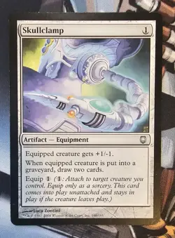 Skullclamp - Darksteel Magic The Gathering - Image 1