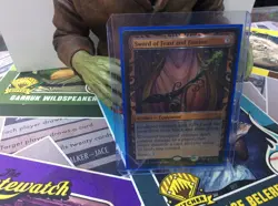 SWORD OF FEAST AND FAMINE foil Masterpiece Series Kaladesh Inventions #028 MTG - Image 1