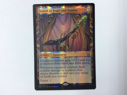 SWORD OF FEAST AND FAMINE foil Masterpiece Series Kaladesh Inventions #028 MTG - Image 2