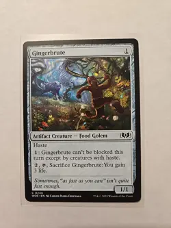 Gingerbrute - Wilds of Eldraine - LP - Common - Artifact Creature - Image 1