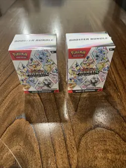 Pokemon TCG: Prismatic Evolutions Booster Bundle Factory Sealed (Lot of 2) - Image 1