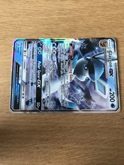 POKEMON BLACK STAR PROMO GLACEON GX HALF ART NEAR MINT SM147 - Image 2