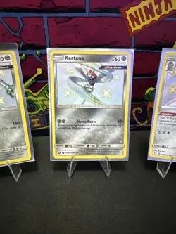 Pokemon TCG Galarian Perrserker Kartana Celesteela Shiny Vault Lot Of 3 NM - Image 3