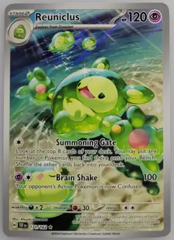 Reuniclus 171/162 SV05: Pokemon Temporal Forces Holo NM - Image 1