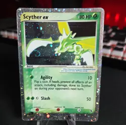 SWIRL Scyther EX 102/109 HP Holo Pokemon Ruby & Sapphire SEE PICS Read Des. - Image 1