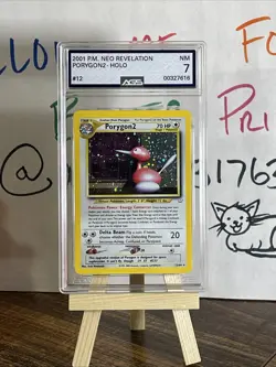 ✨ Pokemon AGS 7 Porygon2 #12 Neo Revelation “Double Holo” Error ✨ - Image 1