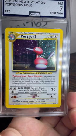 ✨ Pokemon AGS 7 Porygon2 #12 Neo Revelation “Double Holo” Error ✨ - Image 2