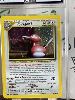 ✨ Pokemon AGS 7 Porygon2 #12 Neo Revelation “Double Holo” Error ✨ - Image 3