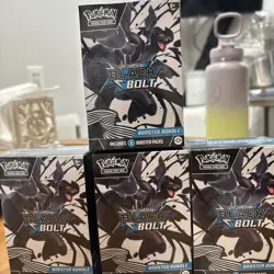 POKEMON TCG BOOSTER BUNDLE X4 LOT BLACK BOLT NEW SEALED SHIPS FAST - Image 1