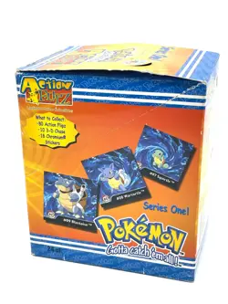 VINTAGE 1999 Pokemon ACTION FLIPZ SERIES 1 booster pack 24 pcs NEW OLD STOCK #AU - Image 4
