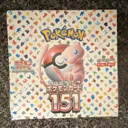 Pokemon Scarlet & Violet 151 Booster Box Japanese Sealed 2023 Mew - Image 1