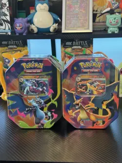 Pokemon Mega Charizard EX Tin SEALED - Image 1
