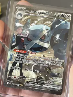 Pokemon Steven's Metagross EX Holo Rare 289/217 340 HP ASC Set - Image 3