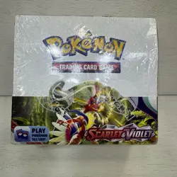 Pokemon TCG Scarlet and Violet Base Set Booster Box 36 Packs, New Sealed - Image 1