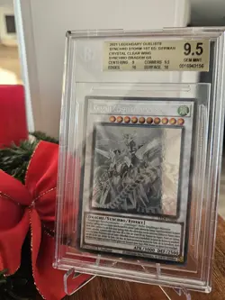 Yu-Gi-Oh Crystal Clearwing Synchrodragon| Ghost rare| DE 1st| BGS 9,5 - Image 1