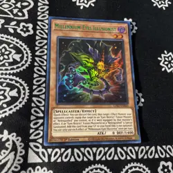 Yugioh: Millennium-Eyes Illusionist - LDS1-EN045 - Ultra Rare (Green) 1st Ed NM - Image 1
