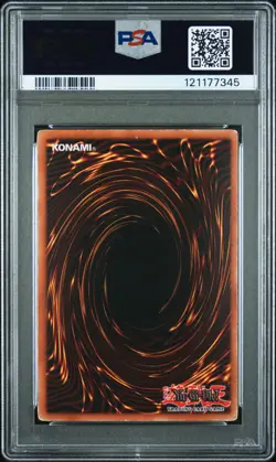 2003 YU-GI-OH! BOOSTER PACK TIN #007 DARK MAGICIAN PSA 6 - Image 2