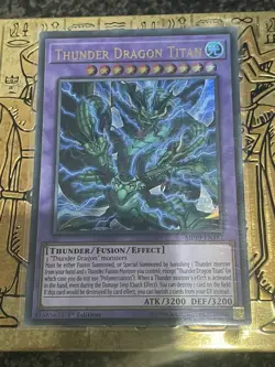 Thunder Dragon Titan - MP19-EN182 - Ultra Rare - 1st Edition - Yugioh - Image 1