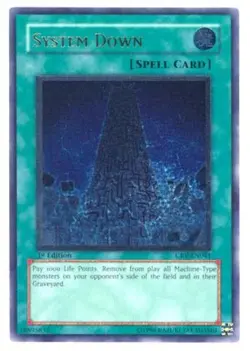 Yugioh! LP System Down - CRV-EN041 - Ultimate Rare - Unlimited Edition Lightly P - Image 1