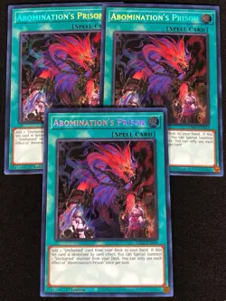 Yugioh Abomination's Prison RA02-EN064 1ST SECRET X3 (NM) - Image 1