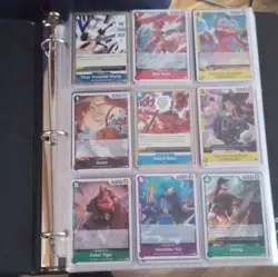 Bandai One Piece Card Game Mixed Cards Lot w/Binder & Sealed Pack - Image 3
