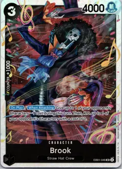 One Piece TCG • Brook EB01-046 • Super Rare • ENG/NM - Image 1