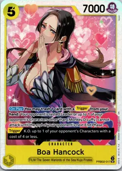 One Piece TCG • Boa Hancock PRB02-017 • Super Rare • ENG/NM - Image 1
