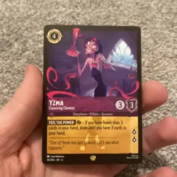 Disney Lorcana Yzma - Conniving Chemist 56/204 Azurite Sea Cold Foil - Image 1