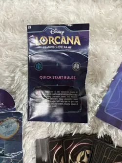 New Disney Lorcana Trading Card Game Return Starter Deck Sapphire & Steel - Image 3