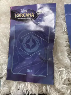 New Disney Lorcana Trading Card Game Return Starter Deck Sapphire & Steel - Image 4