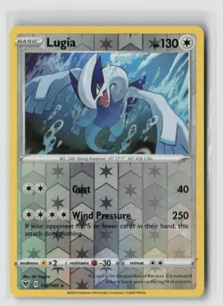 LUGIA 132/185 VIVID VOLTAGE REVERSE HOLO POKEMON TCG LP - Image 1