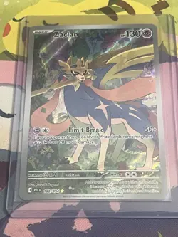 Zacian 100/94 Phantasmal Flames Illustration Rare- Near Mint - Image 1