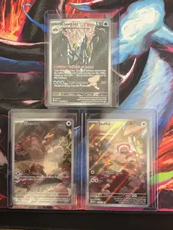 2025 Pokemon TCG Mega Evolution Illustration Rare Holo Lot of 10 - Image 4