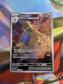 2023 Pokemon SV Paldea Evolved Tyranitar #222/193 NM - Image 1