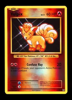 2016 Pokemon XY Evolutions Vulpix Rev.Foil 14/108 - Image 1
