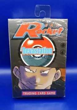 POKEMON TEAM ROCKET DEVASTATION THEME DECK WOTC 1999 STILL FACTORY! SEALED🔥🥵 - Image 5