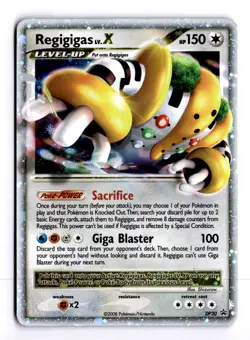 Regigigas LV. X DP30 Diamond & Pearl Promos Holo Pokemon Moderate Play+ - Image 1