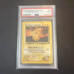 2000 Pokemon Gym Challenge L.T. Surge's Pikachu 84/132 - PSA 9 - Image 1